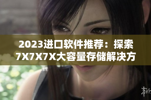 2023進(jìn)口軟件推薦：探索7X7X7X大容量存儲解決方案