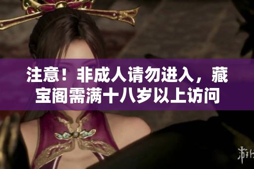 注意！非成人請(qǐng)勿進(jìn)入，藏寶閣需滿(mǎn)十八歲以上訪(fǎng)問(wèn)