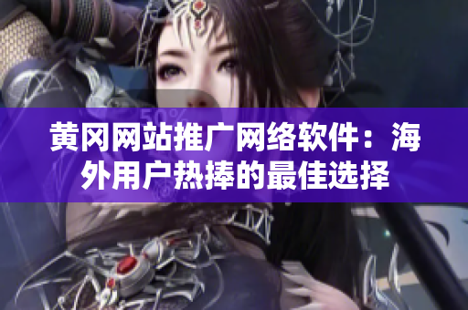 黃岡網(wǎng)站推廣網(wǎng)絡(luò)軟件：海外用戶熱捧的最佳選擇