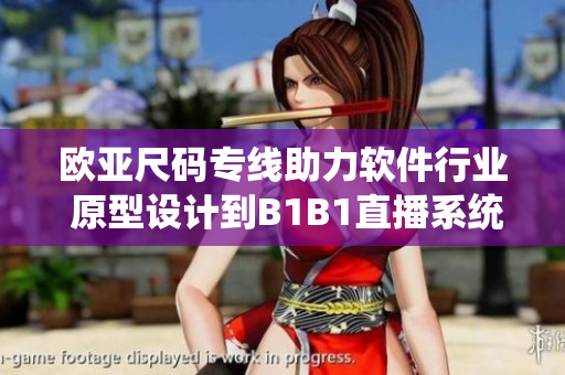 歐亞尺碼專線助力軟件行業(yè) 原型設(shè)計(jì)到B1B1直播系統(tǒng)