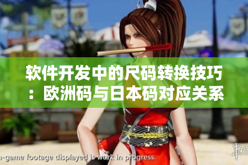軟件開(kāi)發(fā)中的尺碼轉(zhuǎn)換技巧：歐洲碼與日本碼對(duì)應(yīng)關(guān)系詳解