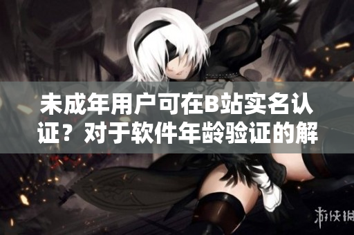 未成年用戶可在B站實(shí)名認(rèn)證？對于軟件年齡驗(yàn)證的解讀