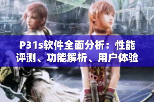 P31s軟件全面分析：性能評(píng)測(cè)、功能解析、用戶(hù)體驗(yàn)全面揭秘
