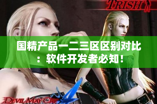 國精產(chǎn)品一二三區(qū)區(qū)別對比：軟件開發(fā)者必知！