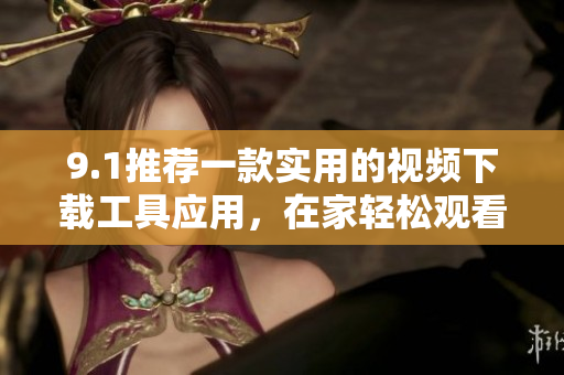 9.1推薦一款實用的視頻下載工具應用，在家輕松觀看喜歡的視頻