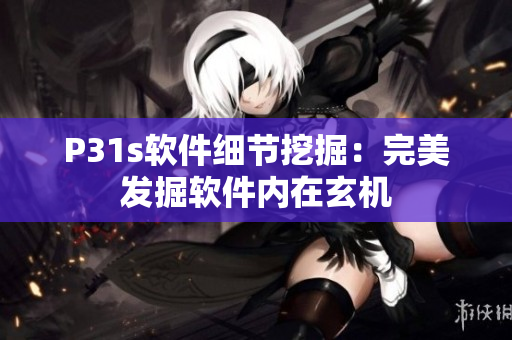 P31s軟件細節(jié)挖掘：完美發(fā)掘軟件內(nèi)在玄機