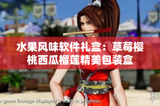 水果風(fēng)味軟件禮盒：草莓櫻桃西瓜榴蓮精美包裝盒