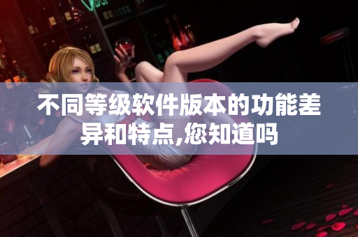 不同等級(jí)軟件版本的功能差異和特點(diǎn),您知道嗎