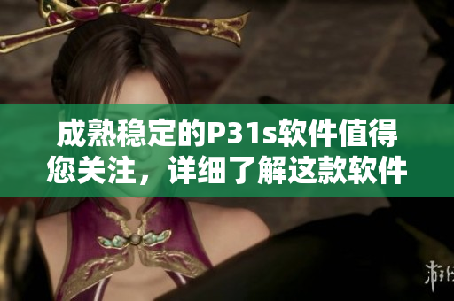 成熟穩(wěn)定的P31s軟件值得您關(guān)注，詳細(xì)了解這款軟件!