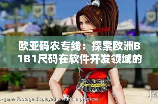 歐亞碼農(nóng)專線：探索歐洲B1B1尺碼在軟件開發(fā)領域的應用