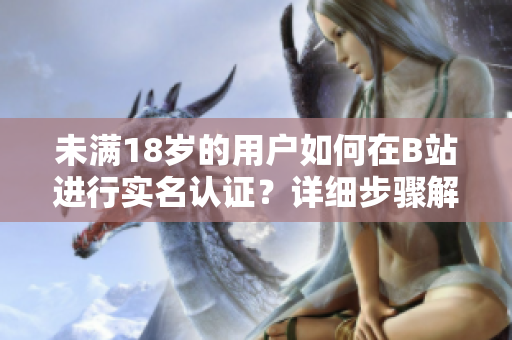 未滿18歲的用戶如何在B站進(jìn)行實(shí)名認(rèn)證？詳細(xì)步驟解析