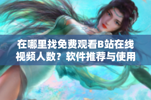 在哪里找免費觀看B站在線視頻人數(shù)？軟件推薦與使用技巧分享