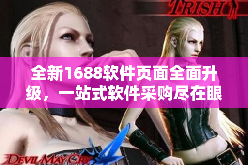 全新1688軟件頁(yè)面全面升級(jí)，一站式軟件采購(gòu)盡在眼前!