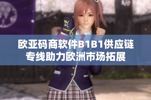 歐亞碼商軟件B1B1供應(yīng)鏈專線助力歐洲市場拓展