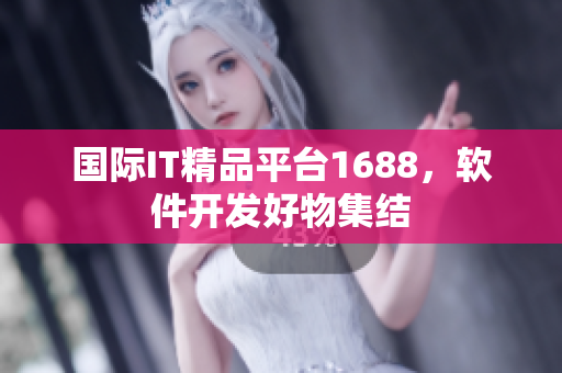國際IT精品平臺1688，軟件開發(fā)好物集結