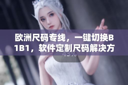 歐洲尺碼專線，一鍵切換B1B1，軟件定制尺碼解決方案