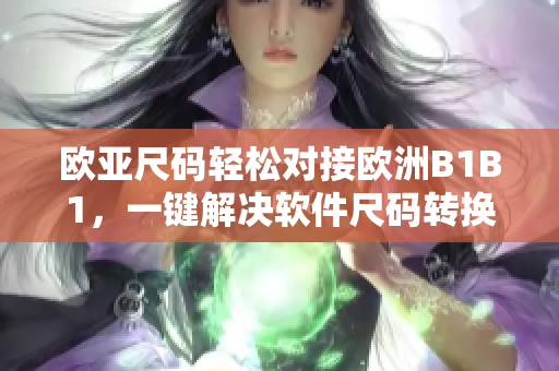 歐亞尺碼輕松對接歐洲B1B1，一鍵解決軟件尺碼轉換問題