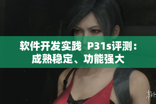 軟件開發(fā)實踐  P31s評測：成熟穩(wěn)定、功能強大
