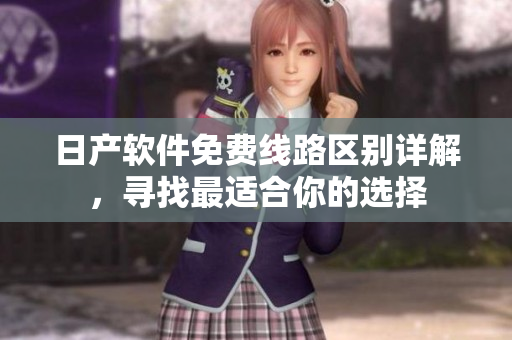 日產(chǎn)軟件免費(fèi)線路區(qū)別詳解，尋找最適合你的選擇