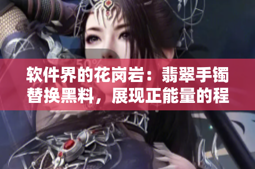 軟件界的花崗巖：翡翠手鐲替換黑料，展現(xiàn)正能量的程序員之路永不迷失