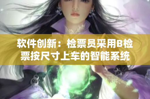 軟件創(chuàng)新：檢票員采用B檢票按尺寸上車的智能系統(tǒng)