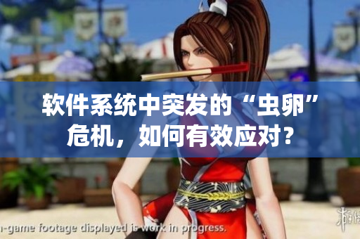 軟件系統(tǒng)中突發(fā)的“蟲卵”危機(jī)，如何有效應(yīng)對？
