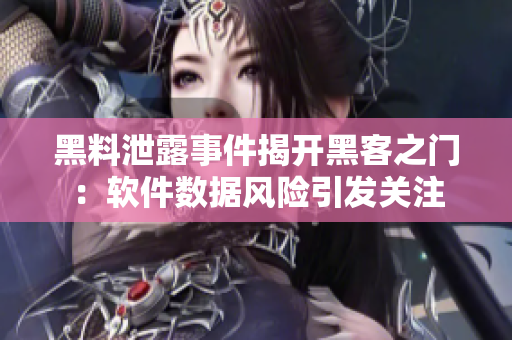 黑料泄露事件揭開黑客之門：軟件數(shù)據(jù)風險引發(fā)關注