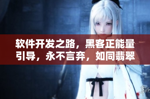 軟件開發(fā)之路，黑客正能量引導(dǎo)，永不言棄，如同翡翠手鐲閃耀。