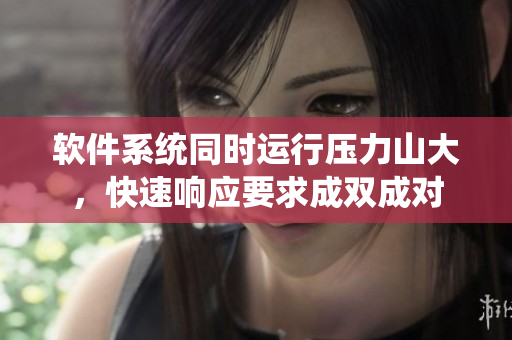 軟件系統(tǒng)同時(shí)運(yùn)行壓力山大，快速響應(yīng)要求成雙成對(duì)