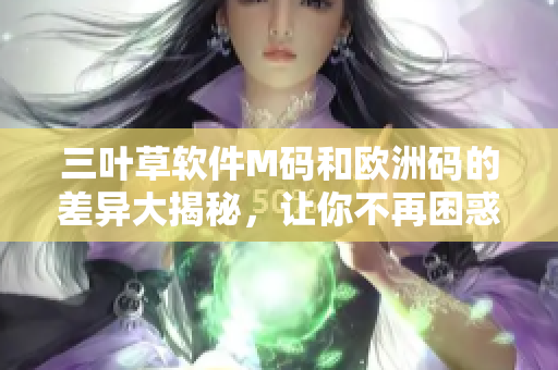 三葉草軟件M碼和歐洲碼的差異大揭秘，讓你不再困惑!