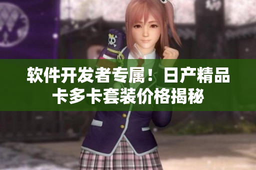 軟件開發(fā)者專屬！日產(chǎn)精品卡多卡套裝價格揭秘