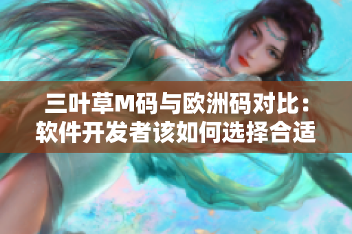 三葉草M碼與歐洲碼對比：軟件開發(fā)者該如何選擇合適尺碼