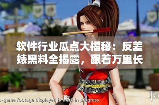 軟件行業(yè)瓜點(diǎn)大揭秘：反差婊黑料全揭露，跟著萬里長征看看軟件的真相