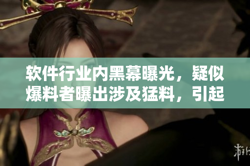軟件行業(yè)內(nèi)黑幕曝光，疑似爆料者曝出涉及猛料，引起吃瓜網(wǎng)友熱議