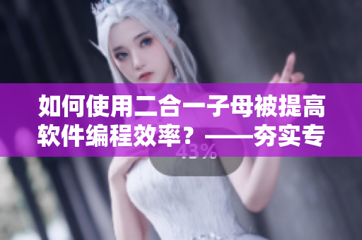 如何使用二合一子母被提高軟件編程效率？——夯實(shí)專業(yè)基礎(chǔ)，加快開發(fā)速度