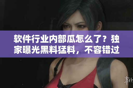 軟件行業(yè)內(nèi)部瓜怎么了？獨(dú)家曝光黑料猛料，不容錯(cuò)過