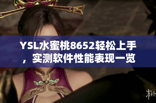 YSL水蜜桃8652輕松上手，實(shí)測(cè)軟件性能表現(xiàn)一覽