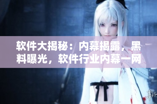 軟件大揭秘：內(nèi)幕揭露，黑料曝光，軟件行業(yè)內(nèi)幕一網(wǎng)打盡