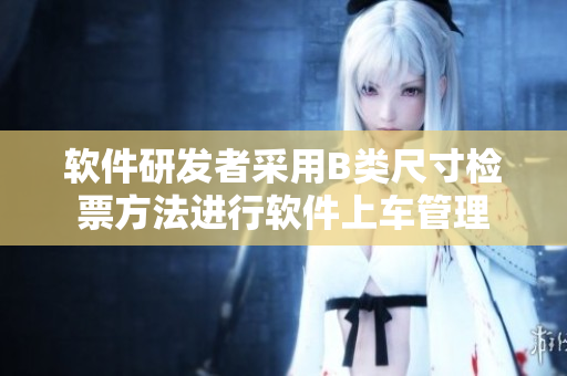 軟件研發(fā)者采用B類尺寸檢票方法進(jìn)行軟件上車管理