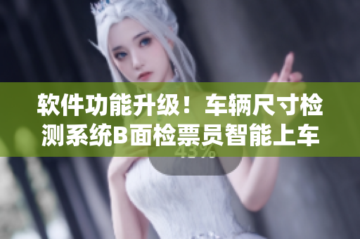 軟件功能升級！車輛尺寸檢測系統(tǒng)B面檢票員智能上車