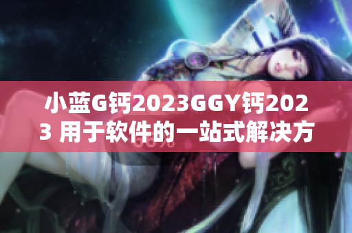 小藍(lán)G鈣2023GGY鈣2023 用于軟件的一站式解決方案