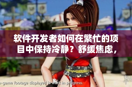 軟件開發(fā)者如何在繁忙的項(xiàng)目中保持冷靜？舒緩焦慮，高效完成工作！