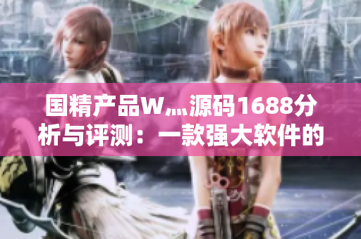 國精產(chǎn)品W灬源碼1688分析與評測：一款強(qiáng)大軟件的全面解讀