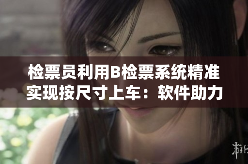 檢票員利用B檢票系統(tǒng)精準實現(xiàn)按尺寸上車：軟件助力公共交通高效運行