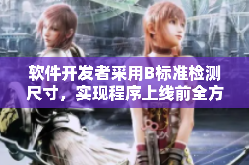 軟件開發(fā)者采用B標(biāo)準(zhǔn)檢測(cè)尺寸，實(shí)現(xiàn)程序上線前全方位測(cè)試