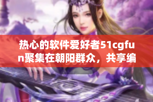 熱心的軟件愛好者51cgfun聚集在朝陽群眾，共享編程樂趣