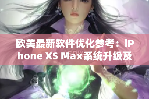 歐美最新軟件優(yōu)化參考：iPhone XS Max系統(tǒng)升級及功能體驗