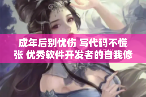 成年后別憂傷 寫代碼不慌張 優(yōu)秀軟件開發(fā)者的自我修養(yǎng)