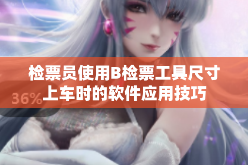 檢票員使用B檢票工具尺寸上車時的軟件應(yīng)用技巧
