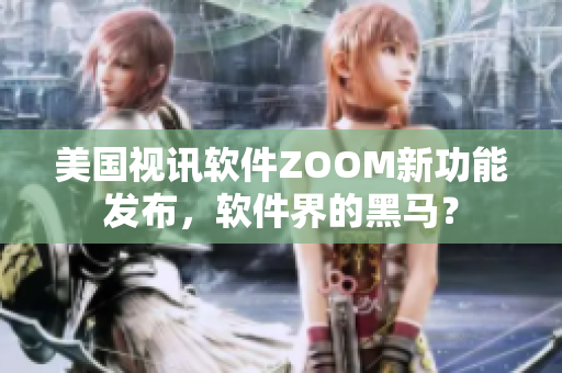 美國(guó)視訊軟件ZOOM新功能發(fā)布，軟件界的黑馬？